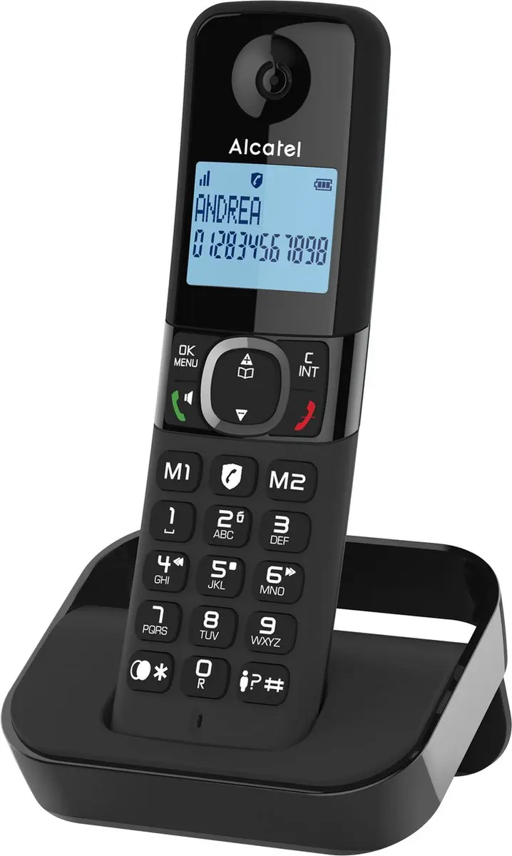 Alcatel F860 Draadloze vaste telefoon - Zwart - afbeelding 3 van 6