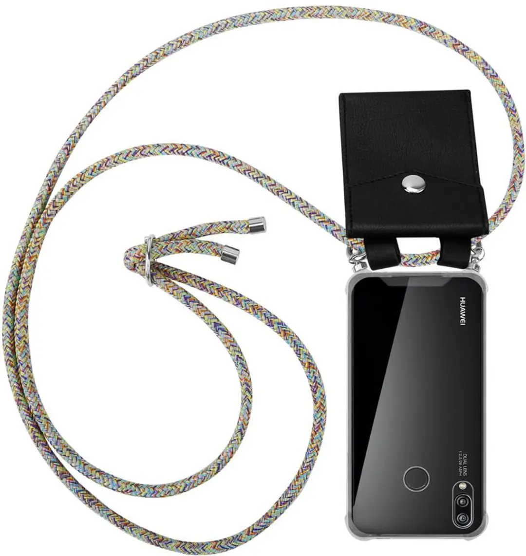 Cadorabo Hoesje geschikt voor Huawei P20 LITE 2018 / NOVA 3E in REGENBOOG