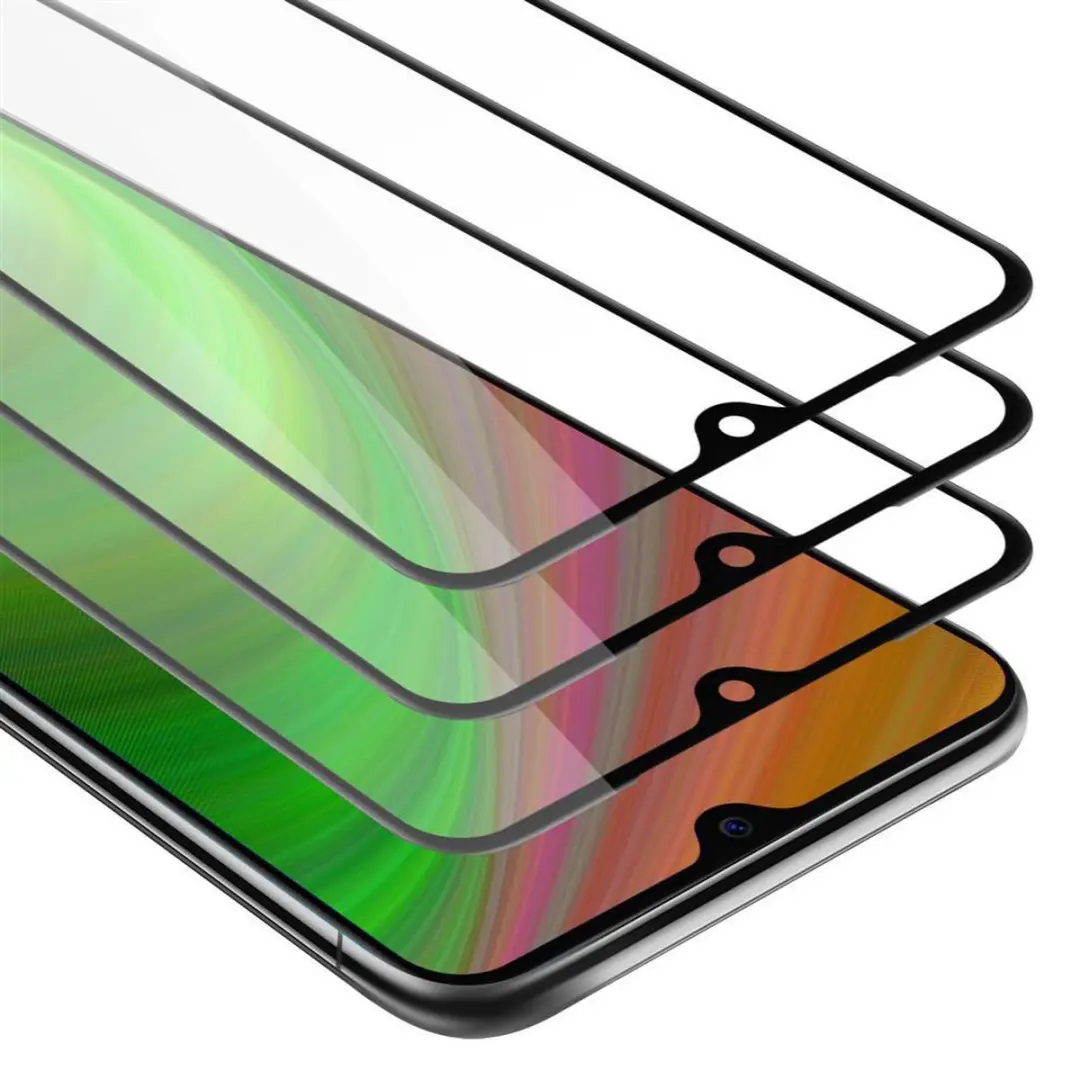 Cadorabo 3x Screenprotector geschikt voor Xiaomi Mi 9 Volledig scherm pantserfol