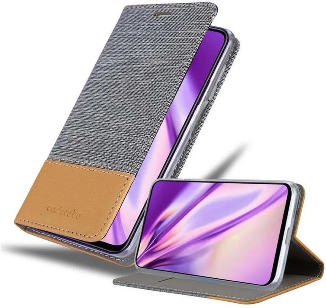 Cadorabo Hoesje geschikt voor Honor 9X PRO in LICHTGRIJS BRUIN