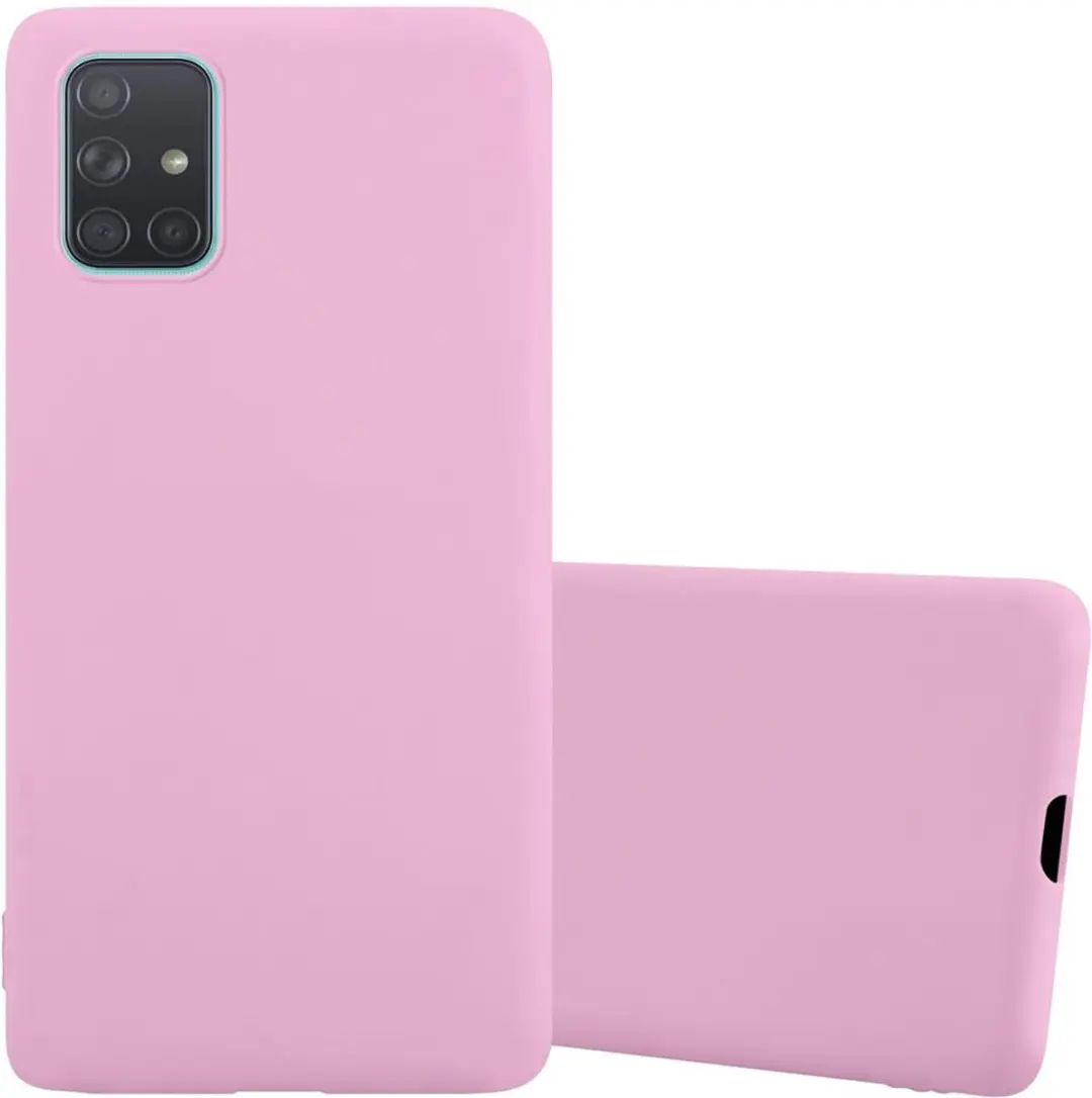 Cadorabo Hoesje geschikt voor Samsung Galaxy A71 5G in CANDY ROZE