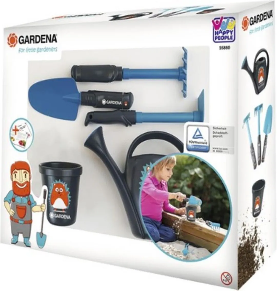 Gardena Tuinierset 5-delig - Zwart/Blauw - afbeelding 6 van 6