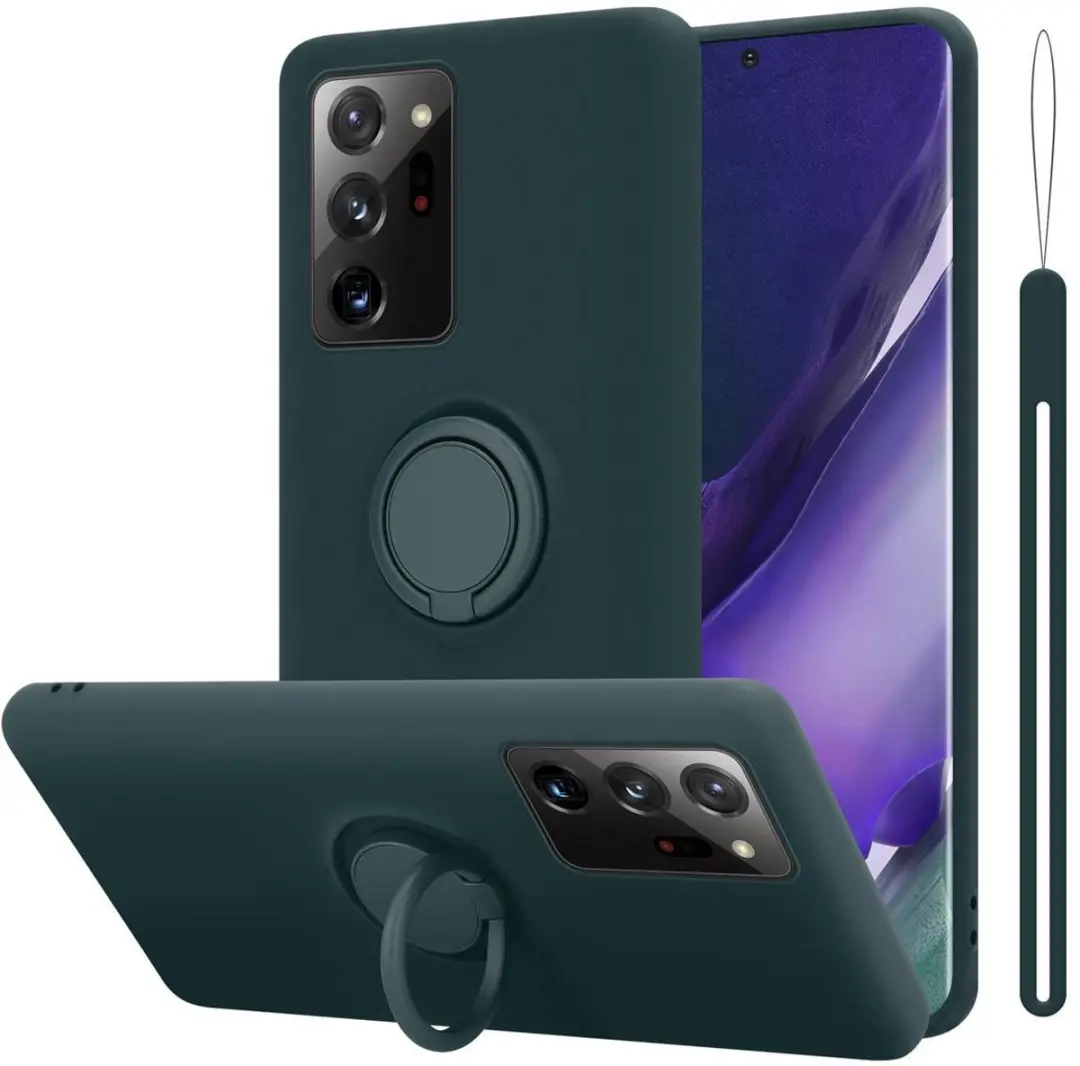 Cadorabo Hoesje geschikt voor Samsung Galaxy NOTE 20 ULTRA in LIQUID GROEN