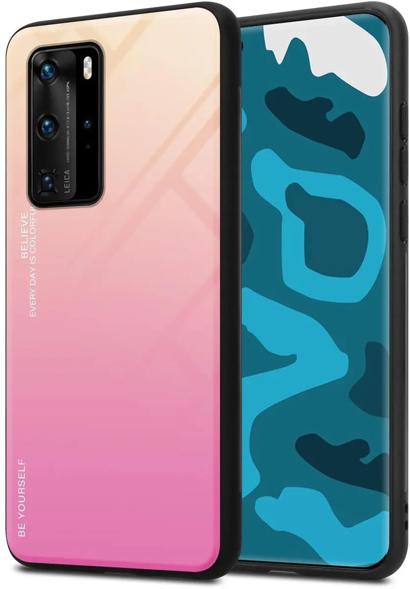 Cadorabo Hoesje geschikt voor Huawei P40 PRO / P40 PRO+ in GEEL