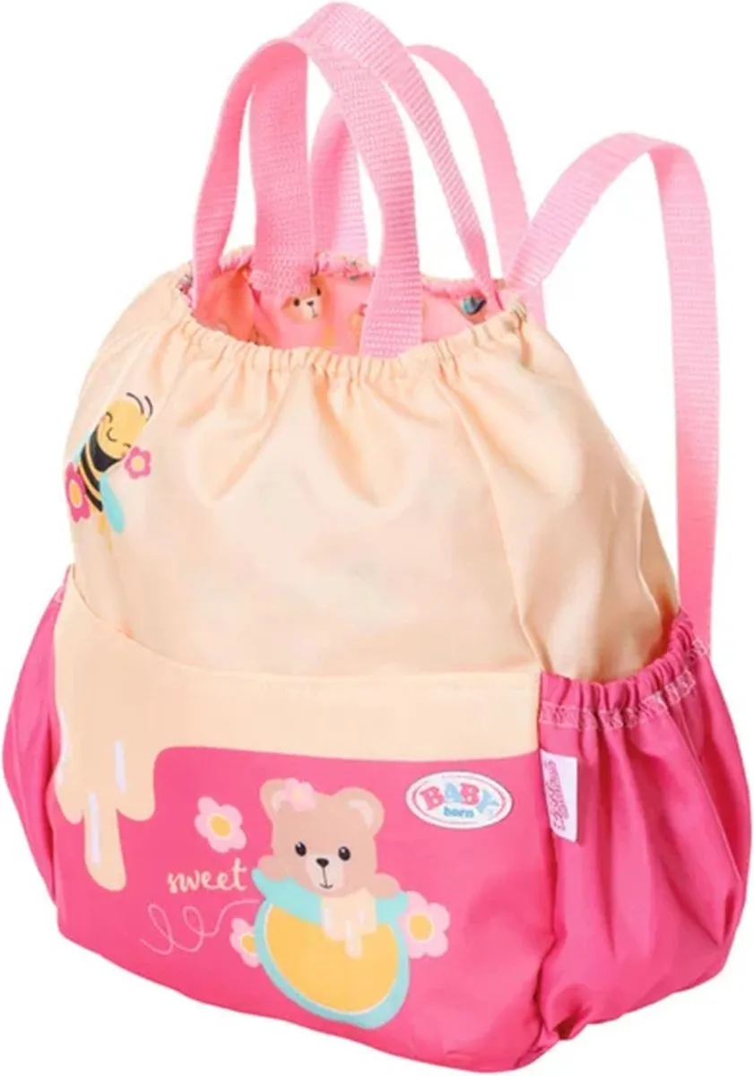 Baby Born Beer Rugzak 834831 - Poppenrugzak - Multi Color