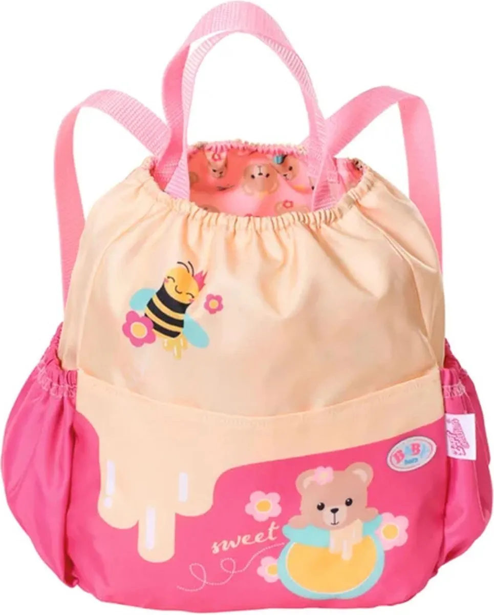 Baby Born Beer Rugzak 834831 - Poppenrugzak - Multi Color