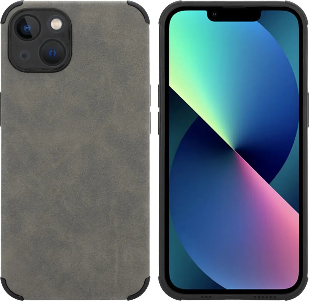 Cadorabo Hoesje geschikt voor Apple iPhone 13 in Zand Grijs