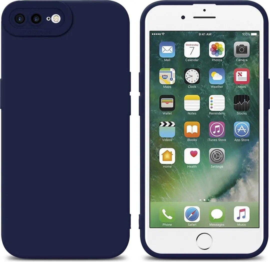 Cadorabo Hoesje geschikt voor Apple iPhone 7 PLUS / 7S PLUS / 8 PLUS in FLUID DO