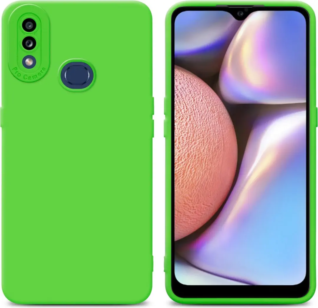 Cadorabo Hoesje geschikt voor Samsung Galaxy A10s / M01s in FLUID GROEN