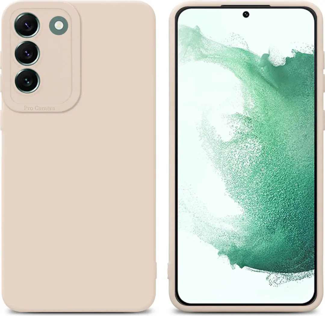 Cadorabo Hoesje geschikt voor Samsung Galaxy S22 PLUS in FLUID CREAM