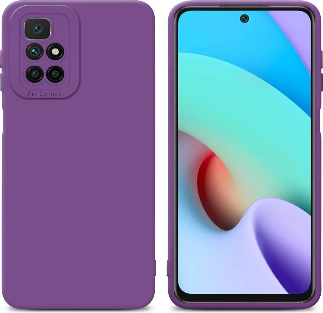 Cadorabo Hoesje geschikt voor Xiaomi RedMi 10 in FLUID MAT PAARS