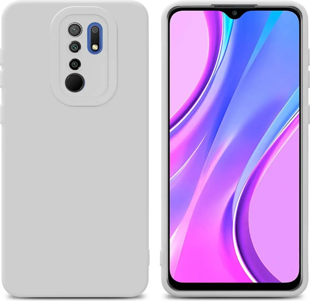 Cadorabo Hoesje geschikt voor Xiaomi RedMi 9 in FLUID WIT
