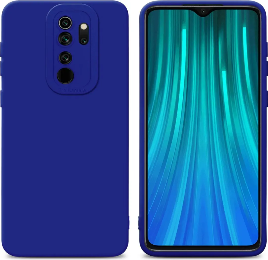 Cadorabo Hoesje geschikt voor Xiaomi RedMi NOTE 8 PRO in FLUID BLAUW