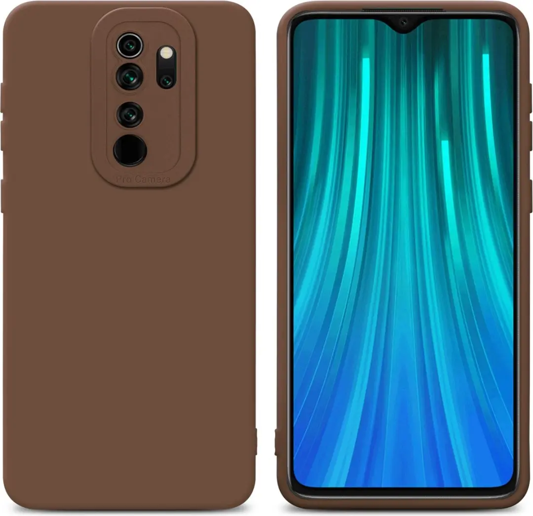 Cadorabo Hoesje geschikt voor Xiaomi RedMi NOTE 8 PRO in FLUID BRUIN
