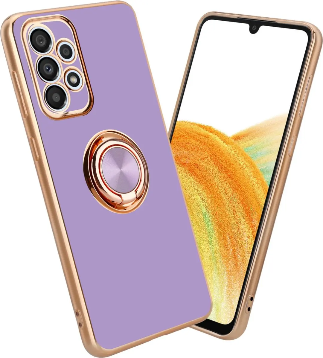 Cadorabo Hoesje geschikt voor Samsung Galaxy A52 (4G / 5G) / A52s in Glossy Lich