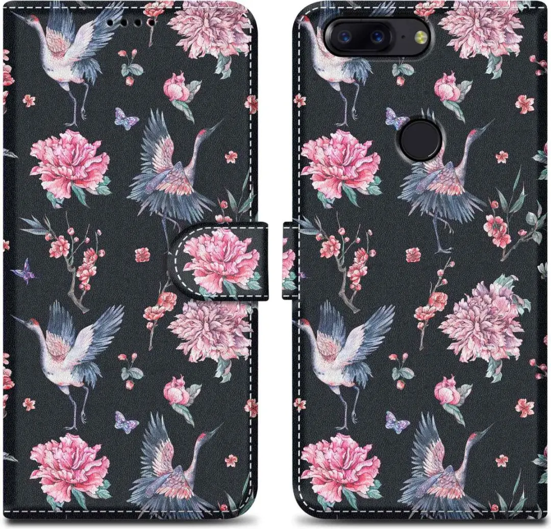 Cadorabo Hoesje geschikt voor OnePlus 5T