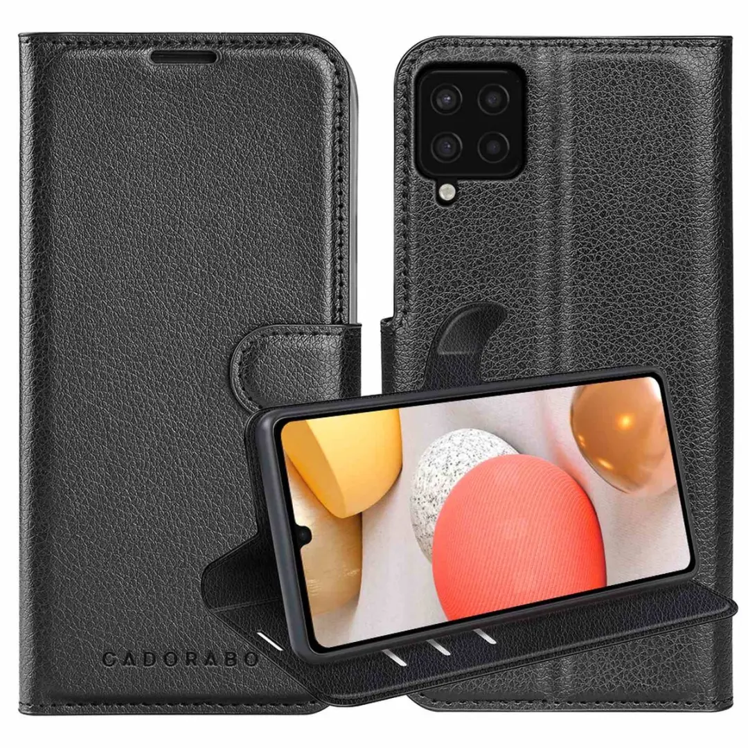 Cadorabo Hoesje geschikt voor Samsung Galaxy A42 5G / M42 5G in PHANTOM ZWART