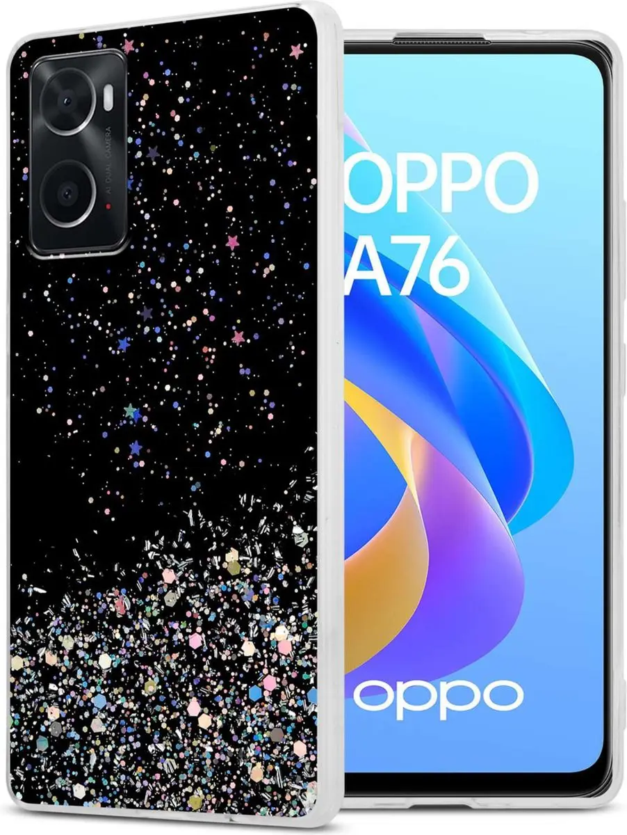 Cadorabo Hoesje geschikt voor Oppo A36 / A76 / A96 4G / K10 4G / Realme 9i in Zw