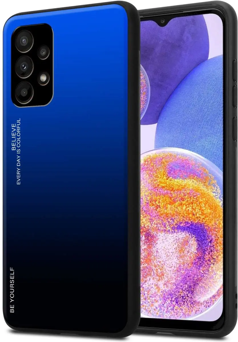 Cadorabo Hoesje geschikt voor Samsung Galaxy A23 4G / 5G in BLAUW