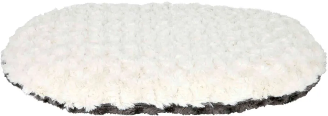 Trixie Ovaal Kussen Kaline Grijs/Wit 70x47cm