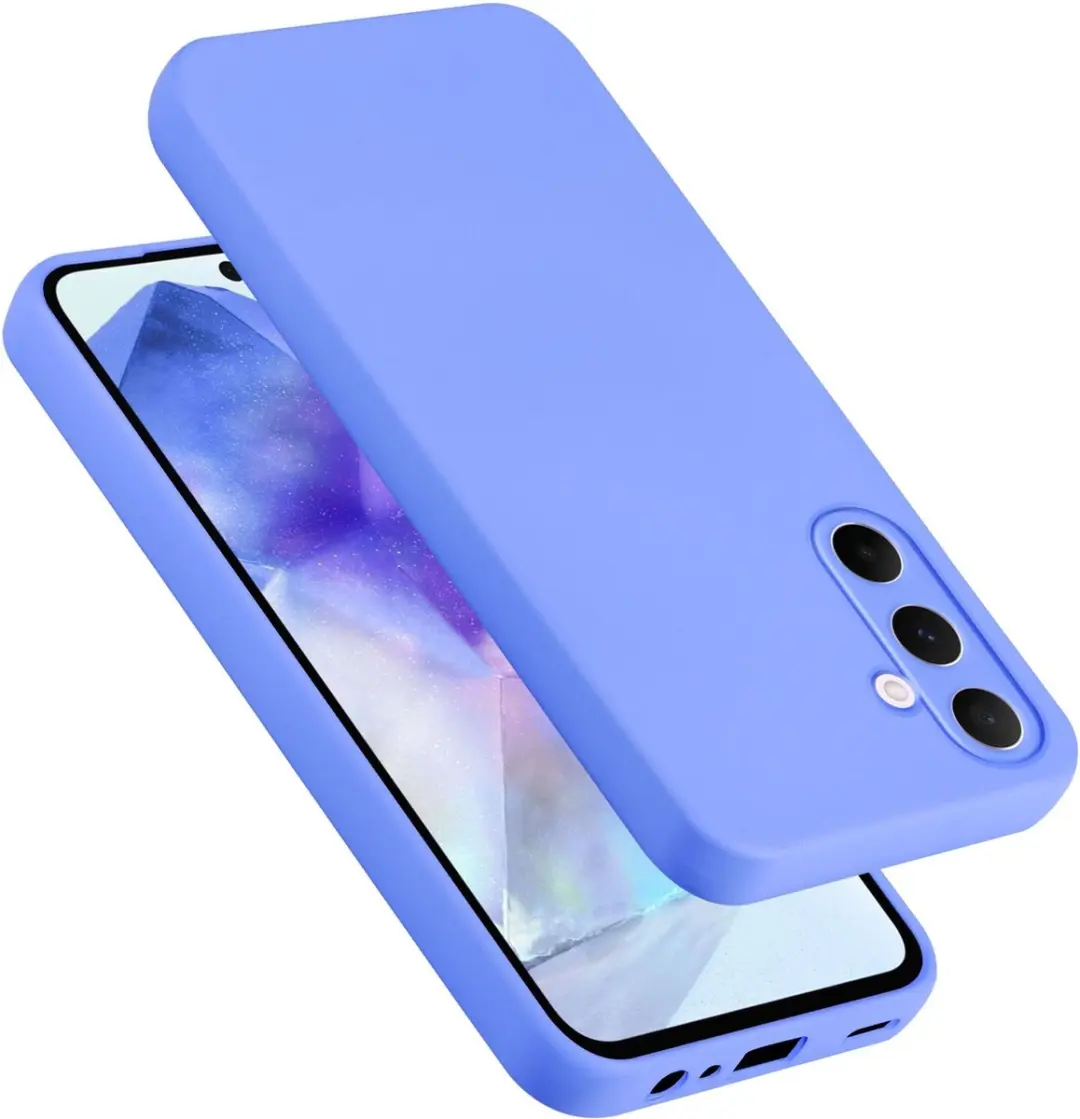 Cadorabo Hoesje geschikt voor Samsung Galaxy A55 in LIQUID LICHT PAARS