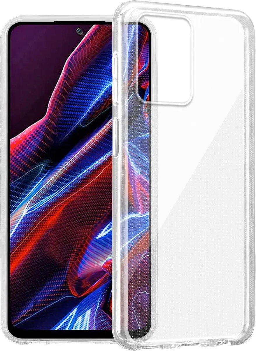 Cadorabo Hoesje geschikt voor Redmi Note 12 5G in VOLLEDIG TRANSPARANT