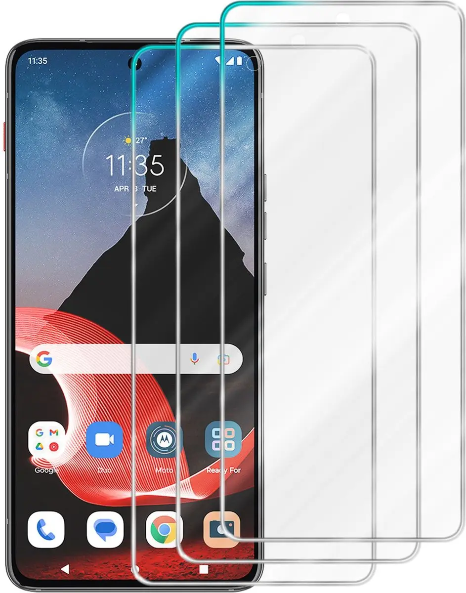 Cadorabo 3x Screenprotector geschikt voor Motorola ThinkPhone