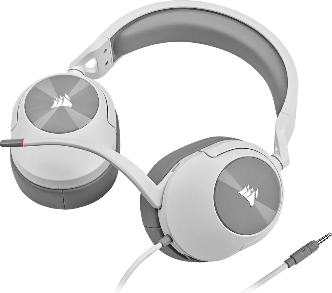 Corsair HS55 Gaming Headset Wit - afbeelding 5 van 6