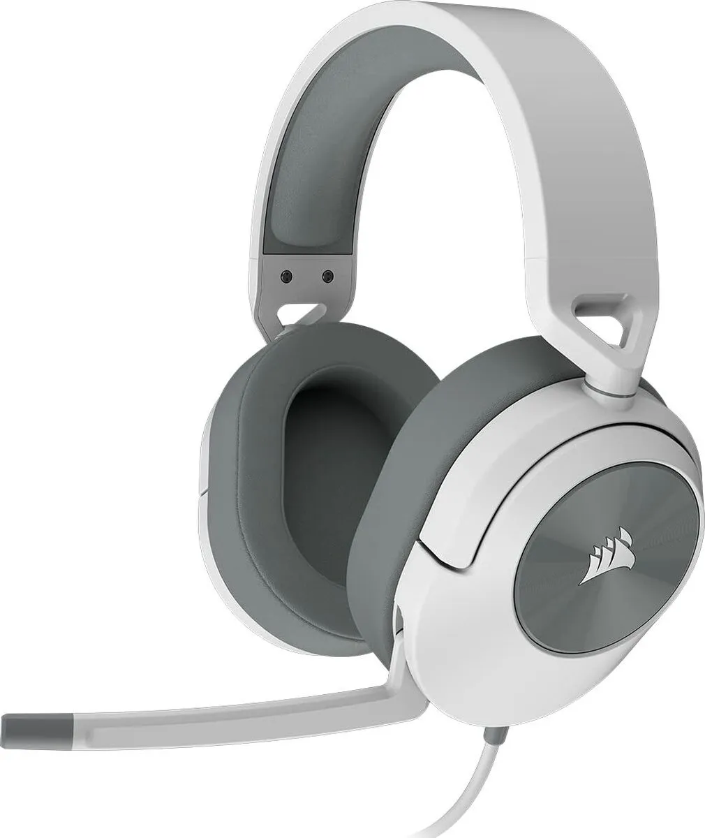 Corsair HS55 Gaming Headset Wit - afbeelding 2 van 6