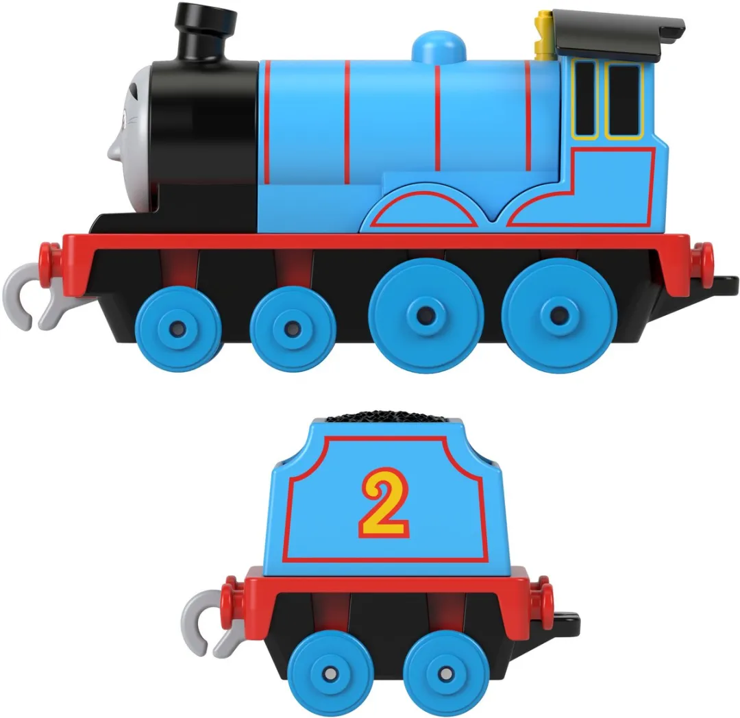 Fisher-Price Thomas de Stoomlocomotief Edward HTN29 - Zwart/Blauw/Grijs/Rood/Geel