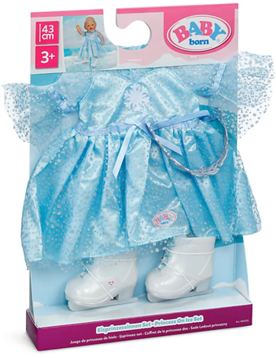 Baby Born Prinses op het ijs Pop 43cm - Multicolor