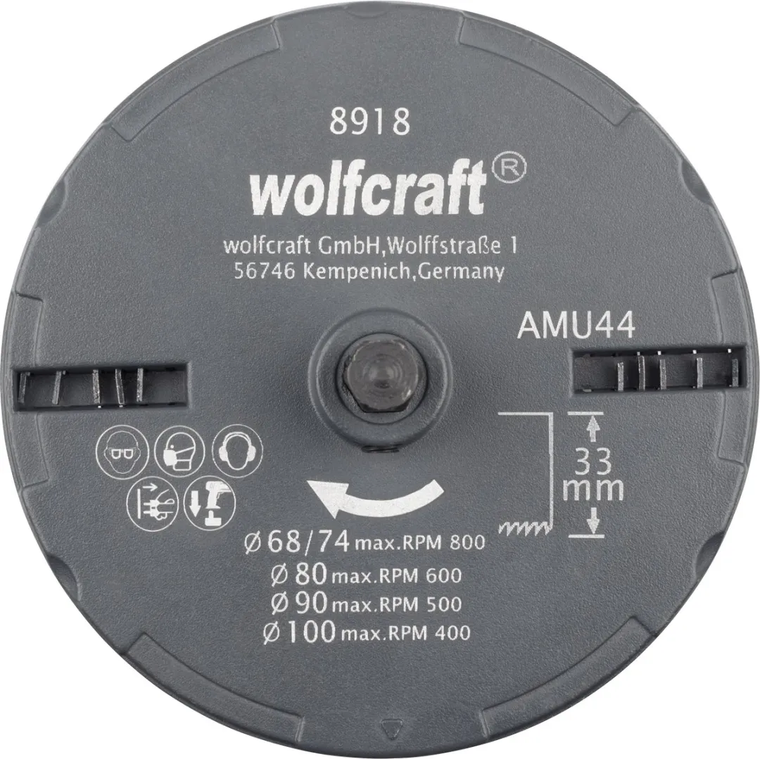 Wolfcraft Gatenzaag 8918000 - Ø68-100mm - 5 Stuks