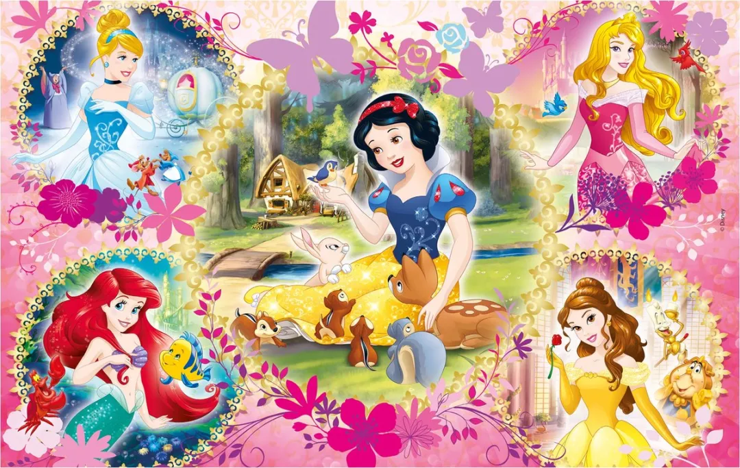 Clementoni Princess PZL 2X60 Puzzel - 2x60 Stuks - Multicolor - afbeelding 5 van 6