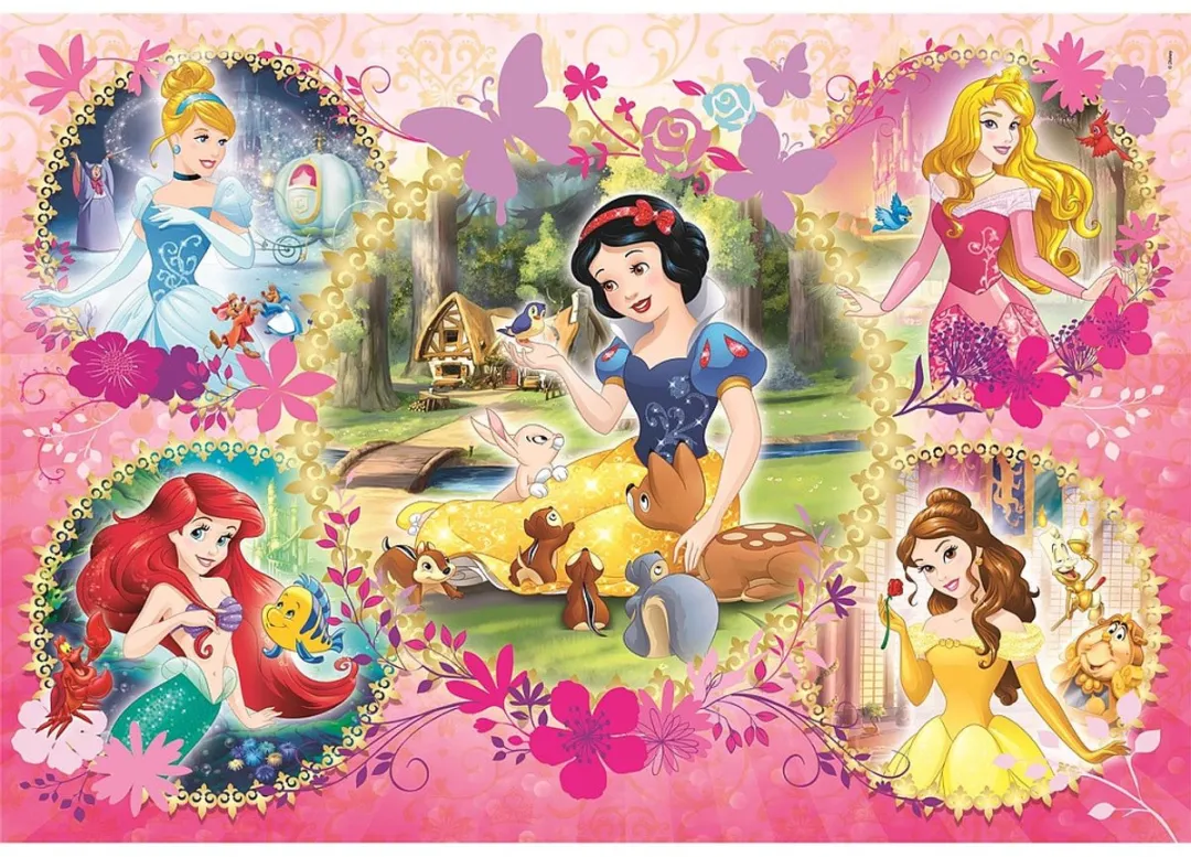 Clementoni Princess PZL 2X60 Puzzel - 2x60 Stuks - Multicolor - afbeelding 3 van 6