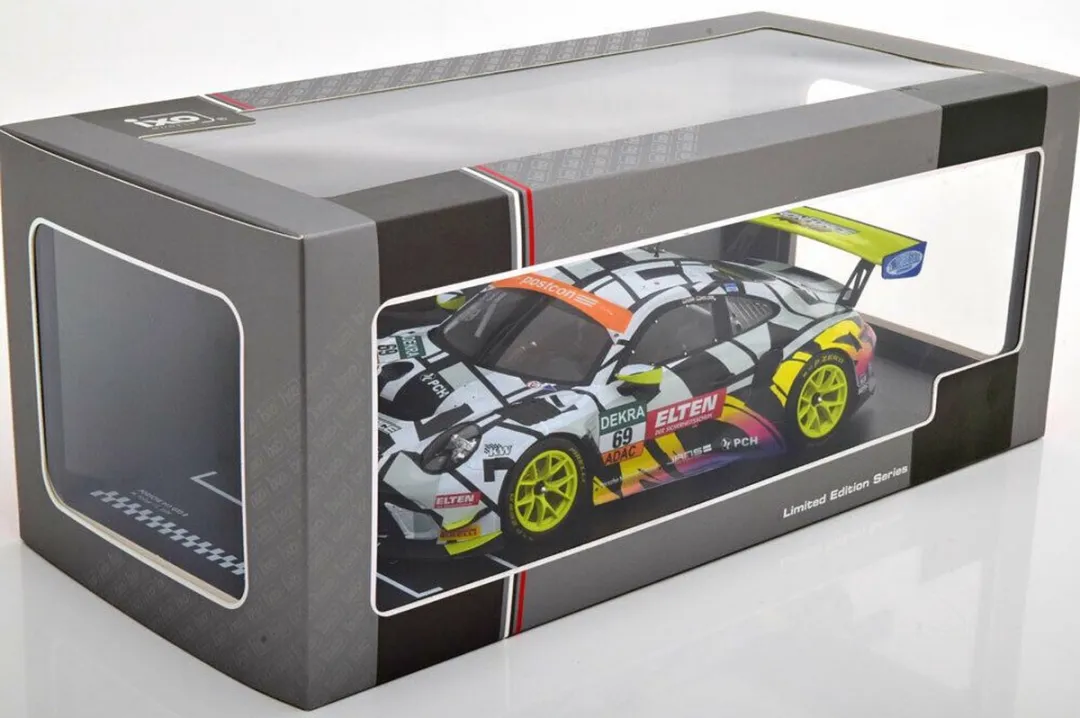 Porsche 911 GT3 R #69 ADAC GT Masters Nürburgring IXO Models 1:18 - Multicolor