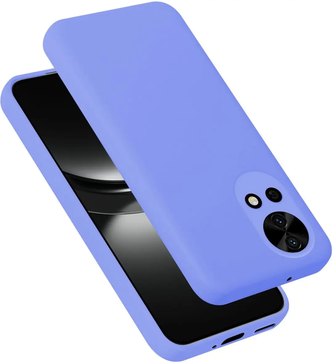 Cadorabo Hoesje geschikt voor Huawei Nova 12 Case in Liquid Lichte Paars Bescher