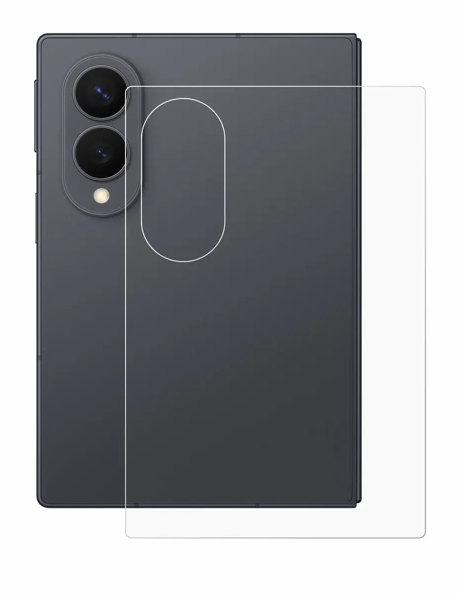 upscreen Samsung Galaxy Z Fold 8 Screenprotector Achterkant - Antibacterieel Transparant - afbeelding 6 van 6