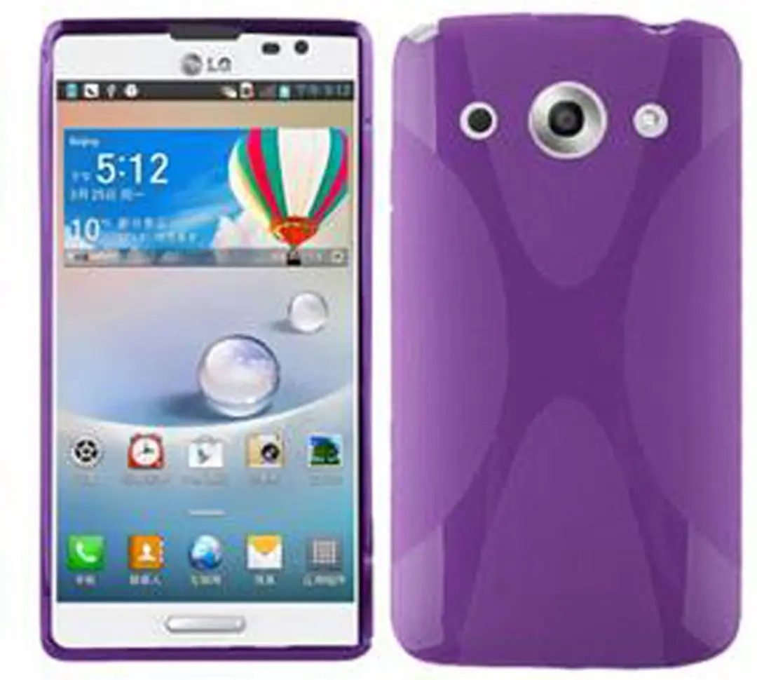 Cadorabo Hoesje geschikt voor LG OPTIMUS G PRO in LILA VIOLET