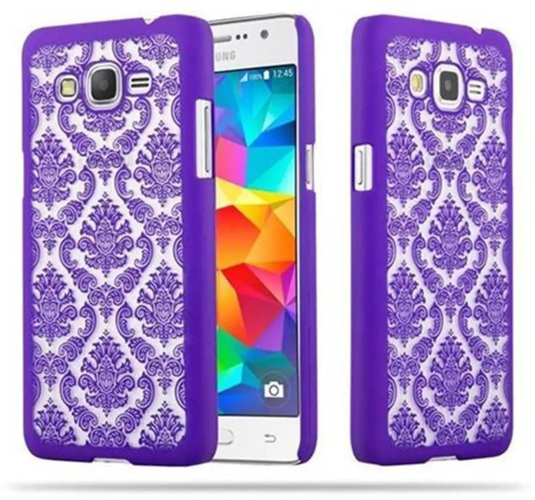 Cadorabo Hoesje geschikt voor Samsung Galaxy GRAND PRIME in PAARS