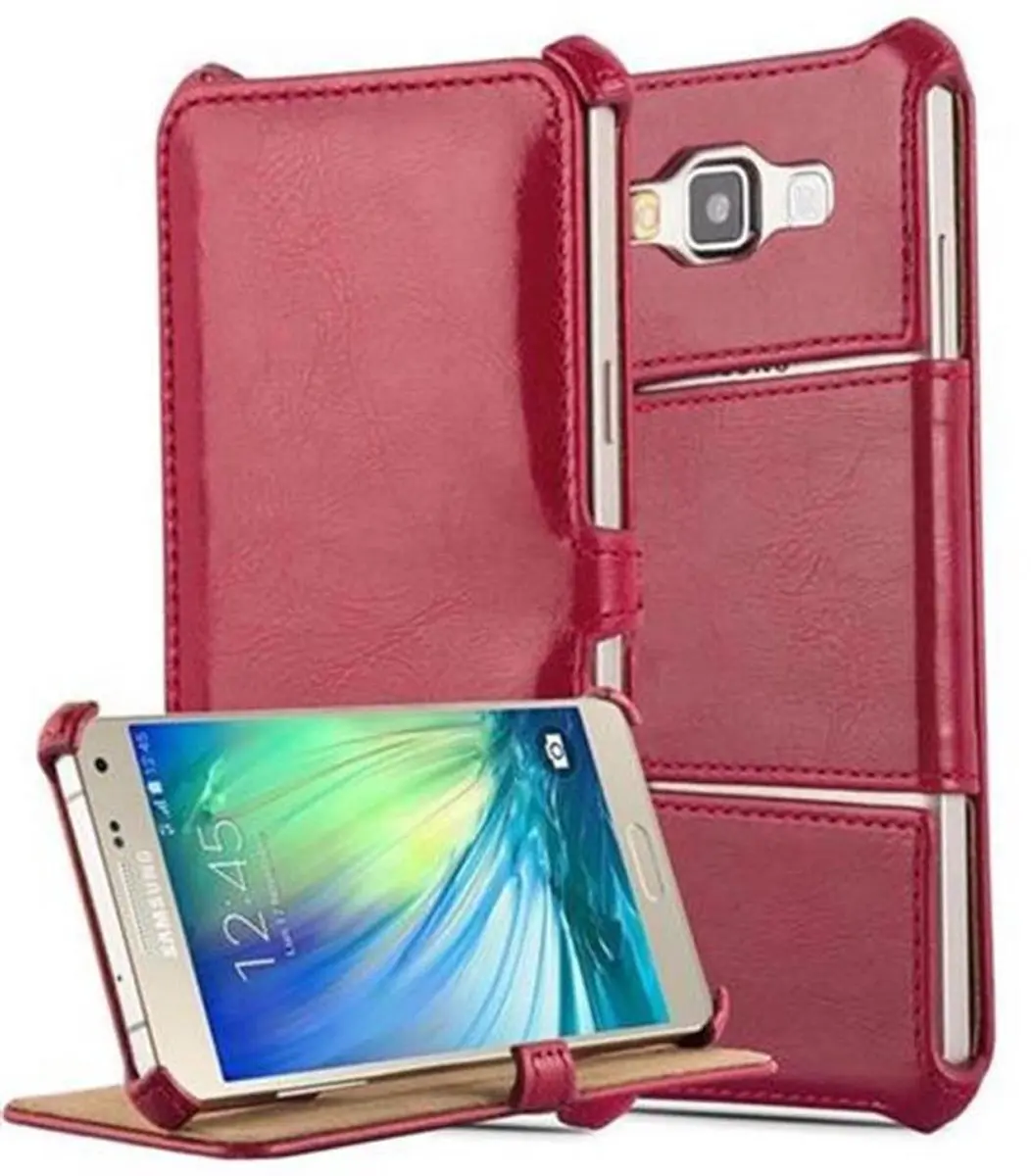 Cadorabo Hoesje geschikt voor Samsung Galaxy A3 2015 in PASSIE ROOD
