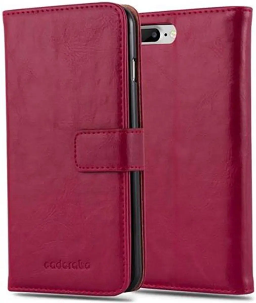 Cadorabo Hoesje geschikt voor Apple iPhone 7 PLUS / 7S PLUS / 8 PLUS in WIJN ROO