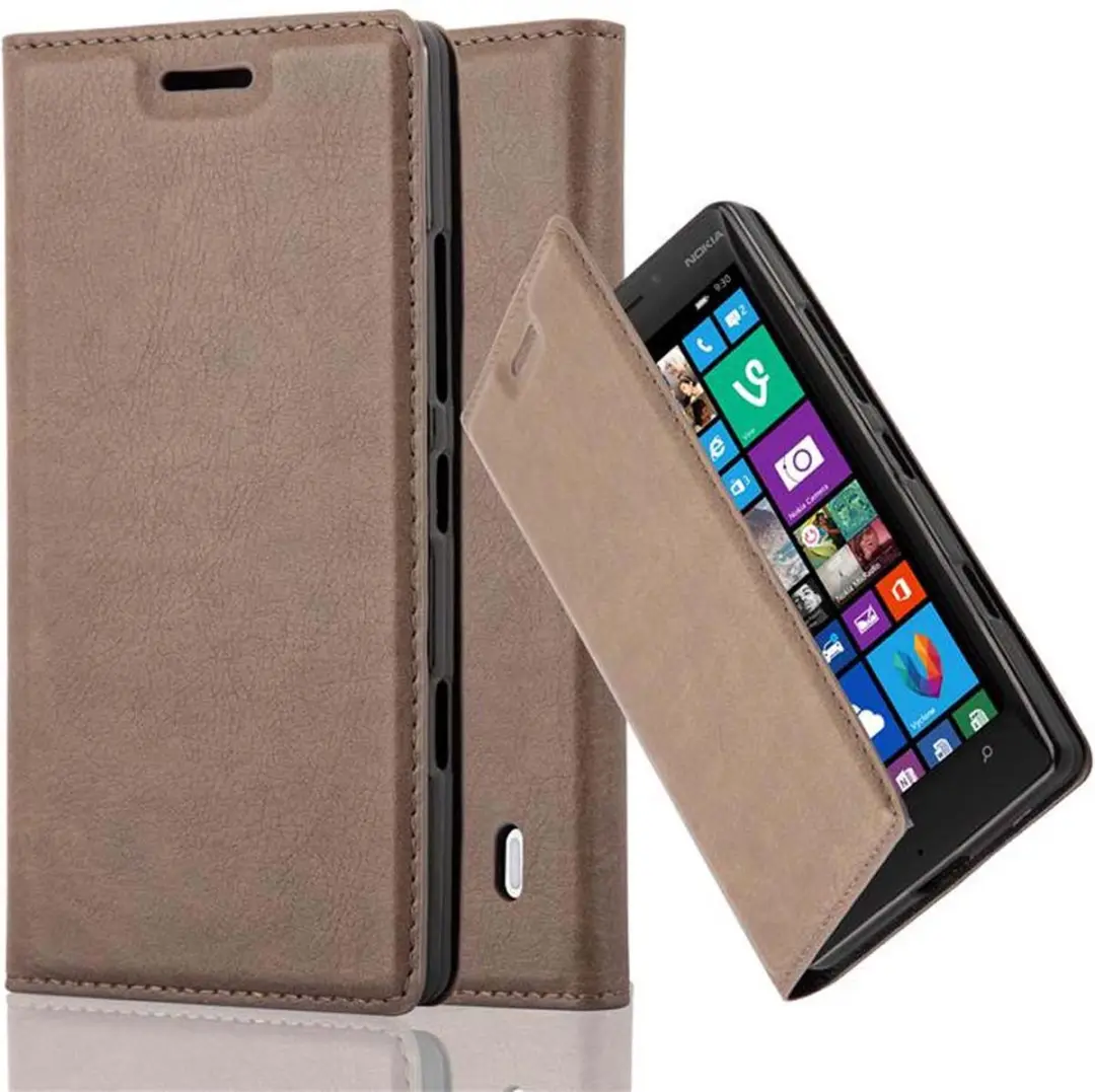 Cadorabo Hoesje geschikt voor Nokia Lumia 929 / 930 in KOFFIE BRUIN