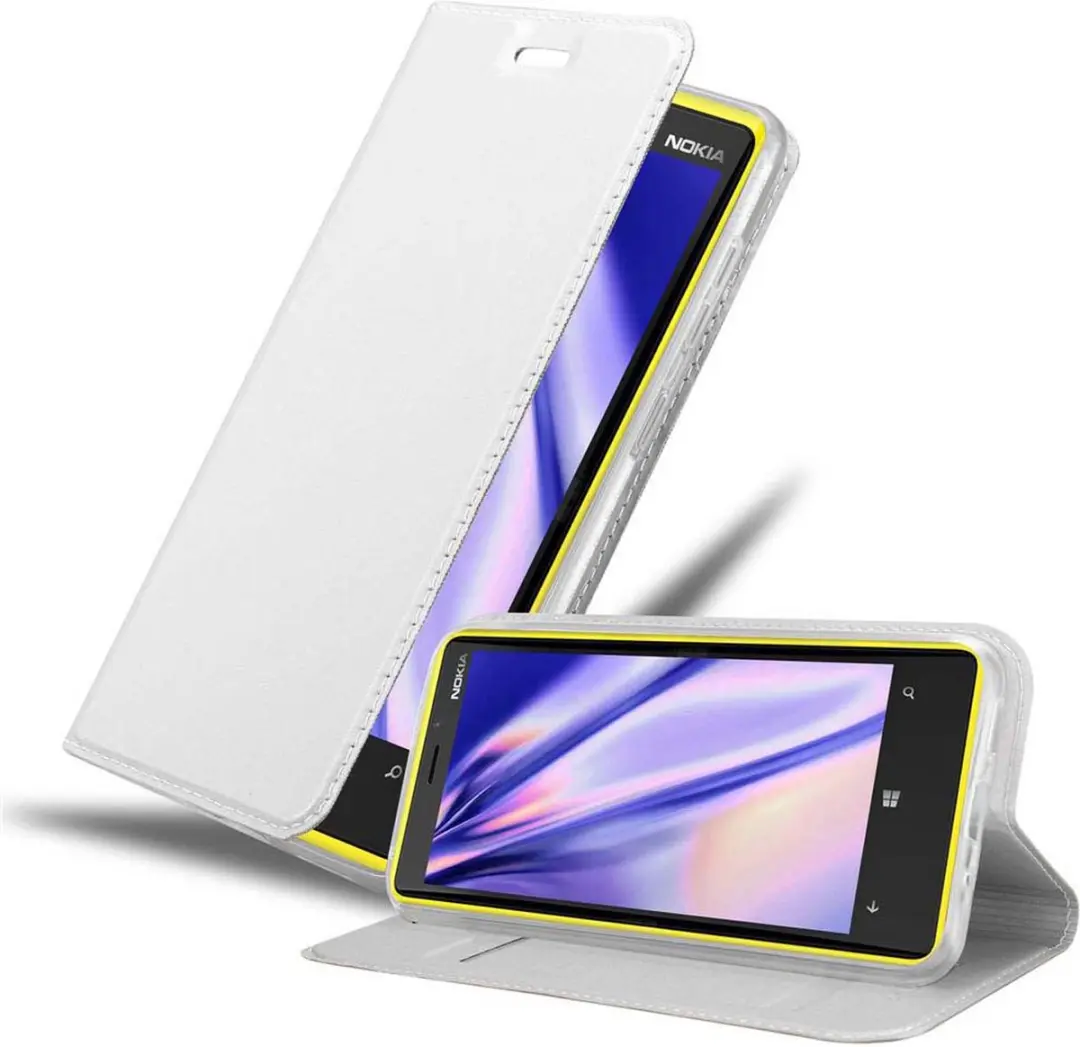 Cadorabo Hoesje geschikt voor Nokia Lumia 920 in CLASSY ZILVER