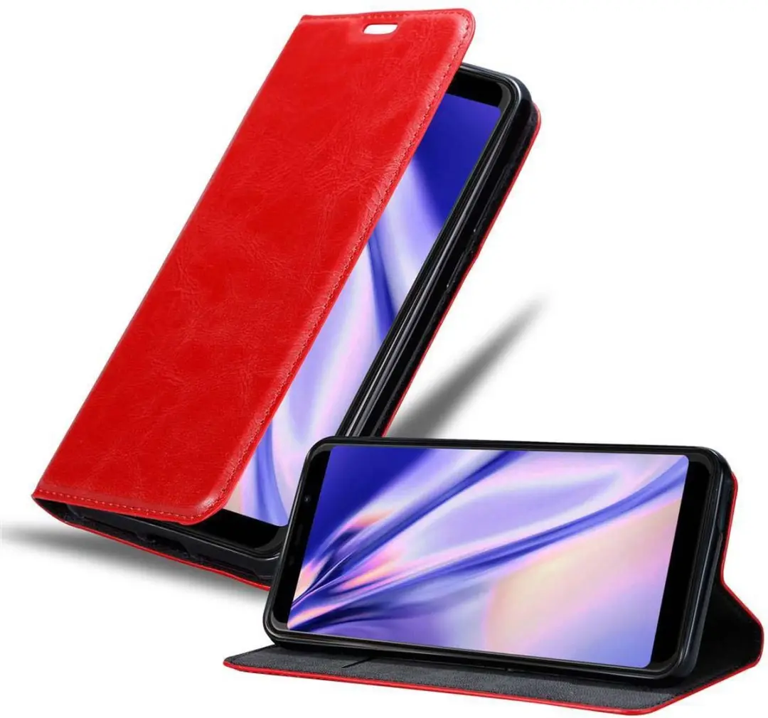Cadorabo Hoesje geschikt voor WIKO VIEW MAX in APPEL ROOD