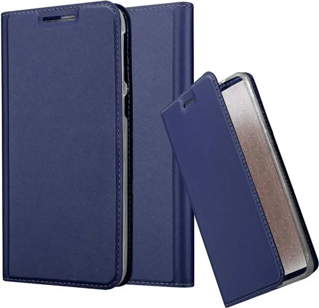 Cadorabo Hoesje geschikt voor HTC Desire 820 in CLASSY DONKER BLAUW