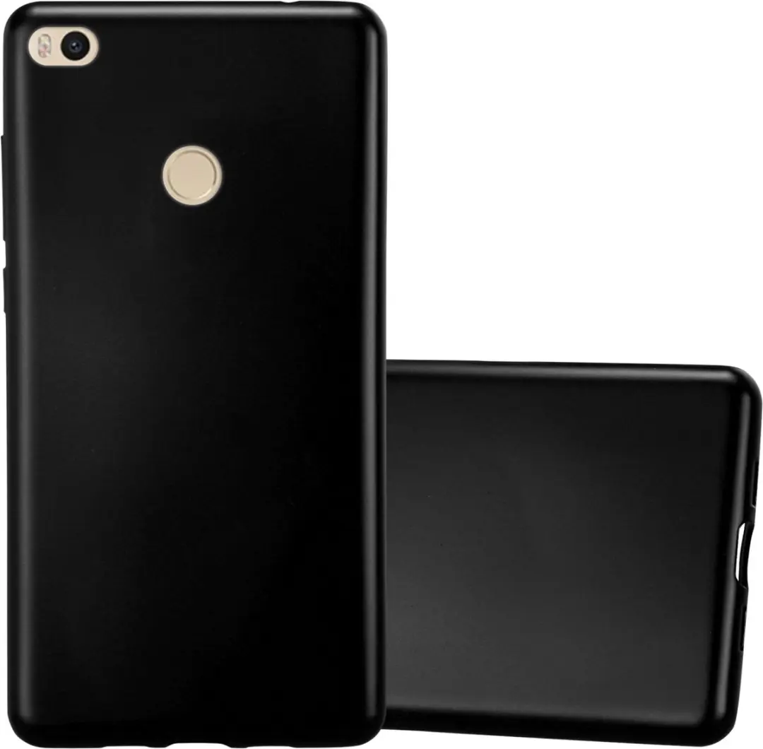 Cadorabo Hoesje geschikt voor Xiaomi Mi MAX 2 in METALLIC ZWART