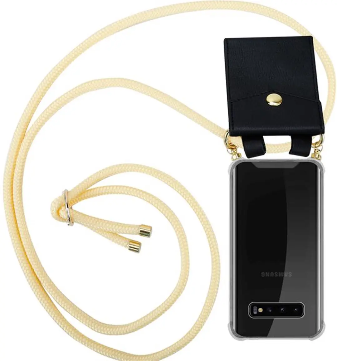 Cadorabo Hoesje geschikt voor Samsung Galaxy S10 4G in ROOM BEIGE