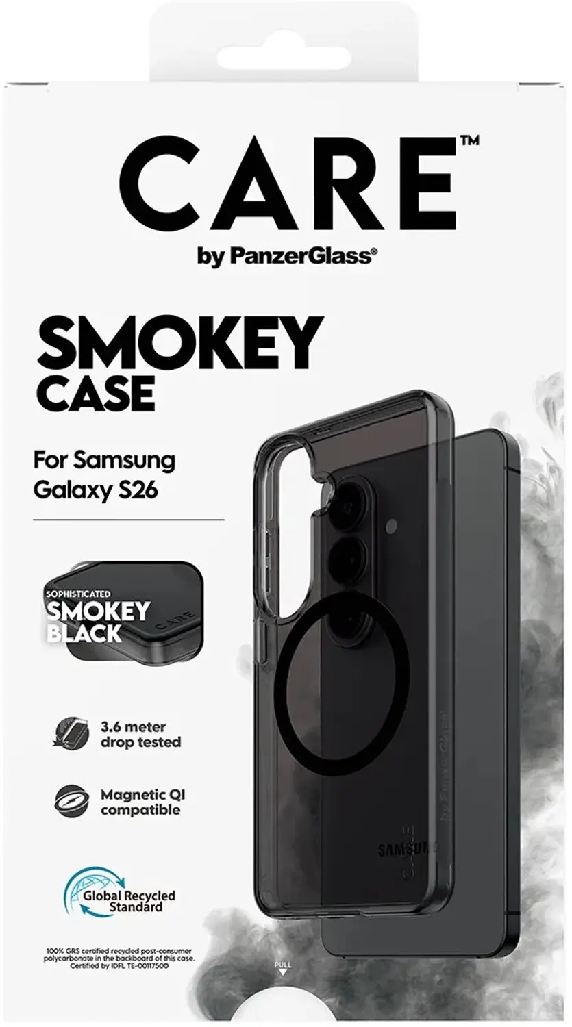 CARE by PanzerGlass Urban Explorer Case Smokey w. - Zwart Qi Samsung Galaxy S26 - afbeelding 6 van 6