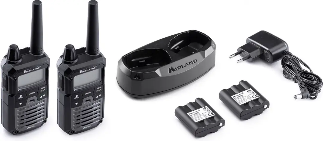 Midland XT70 Pro C1465 Portofoonset - 2 Stuks - Zwart - afbeelding 3 van 6
