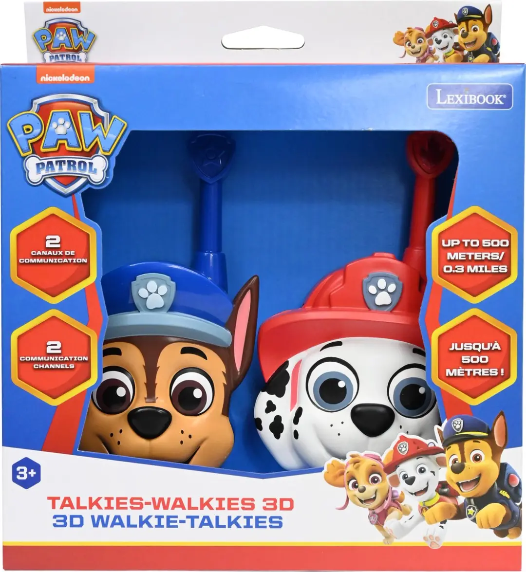 Lexibook Paw Patrol 3D Walkie-Talkies - 2 Stuks - afbeelding 2 van 6